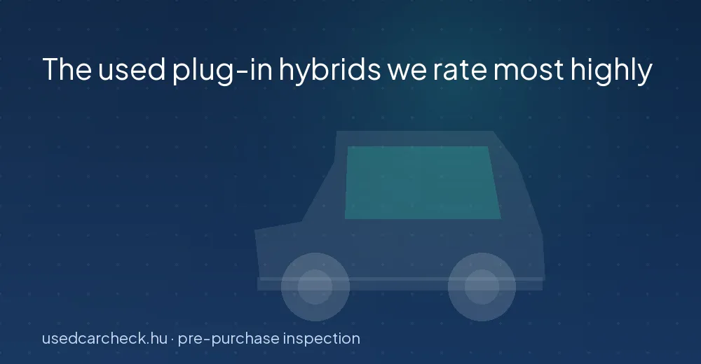 The used plug-in hybrids we rate most highly
