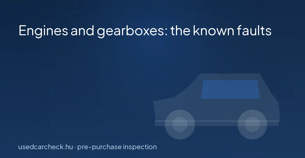 Engines and gearboxes: the known faults