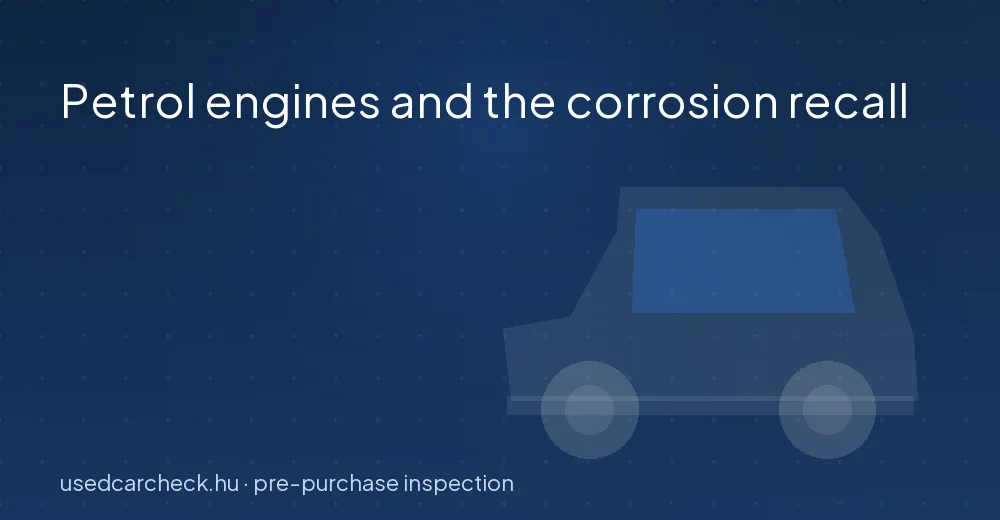 Petrol engines and the corrosion recall