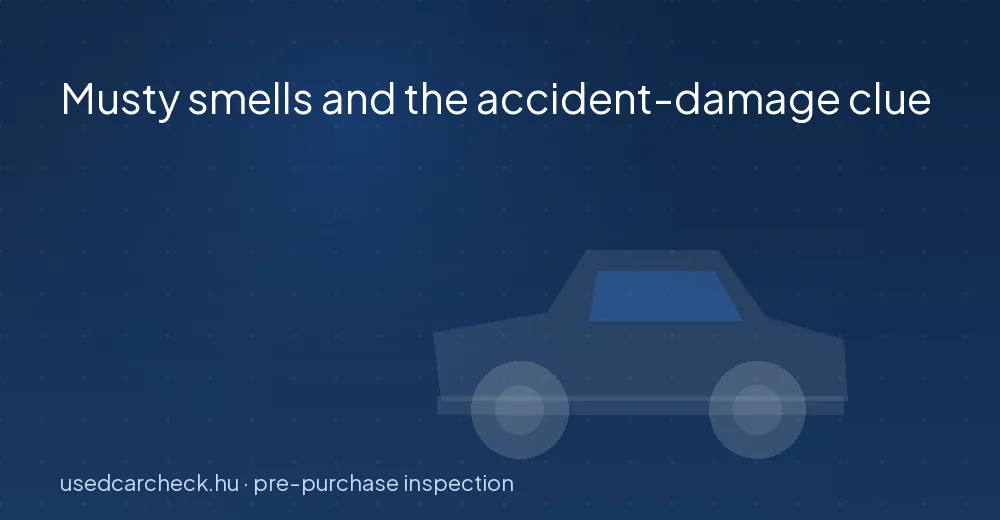 Musty smells and the accident-damage clue