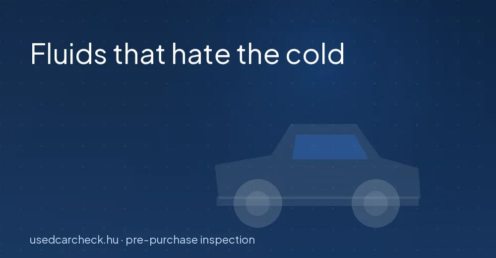 Fluids that hate the cold