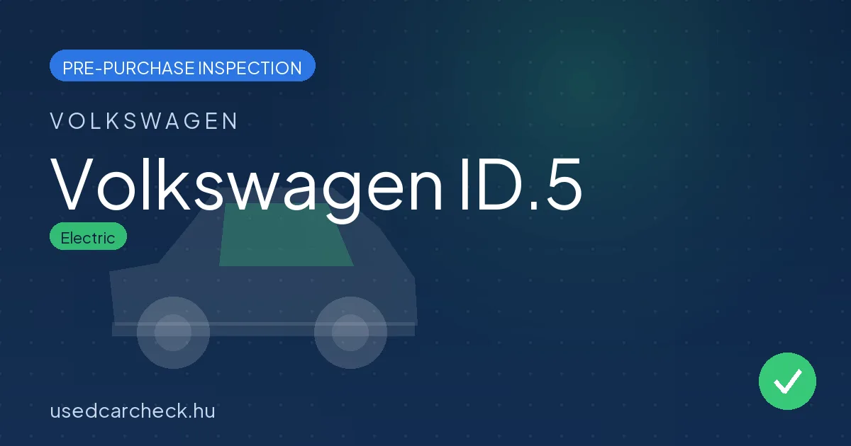 Volkswagen ID.5 pre-purchase inspection